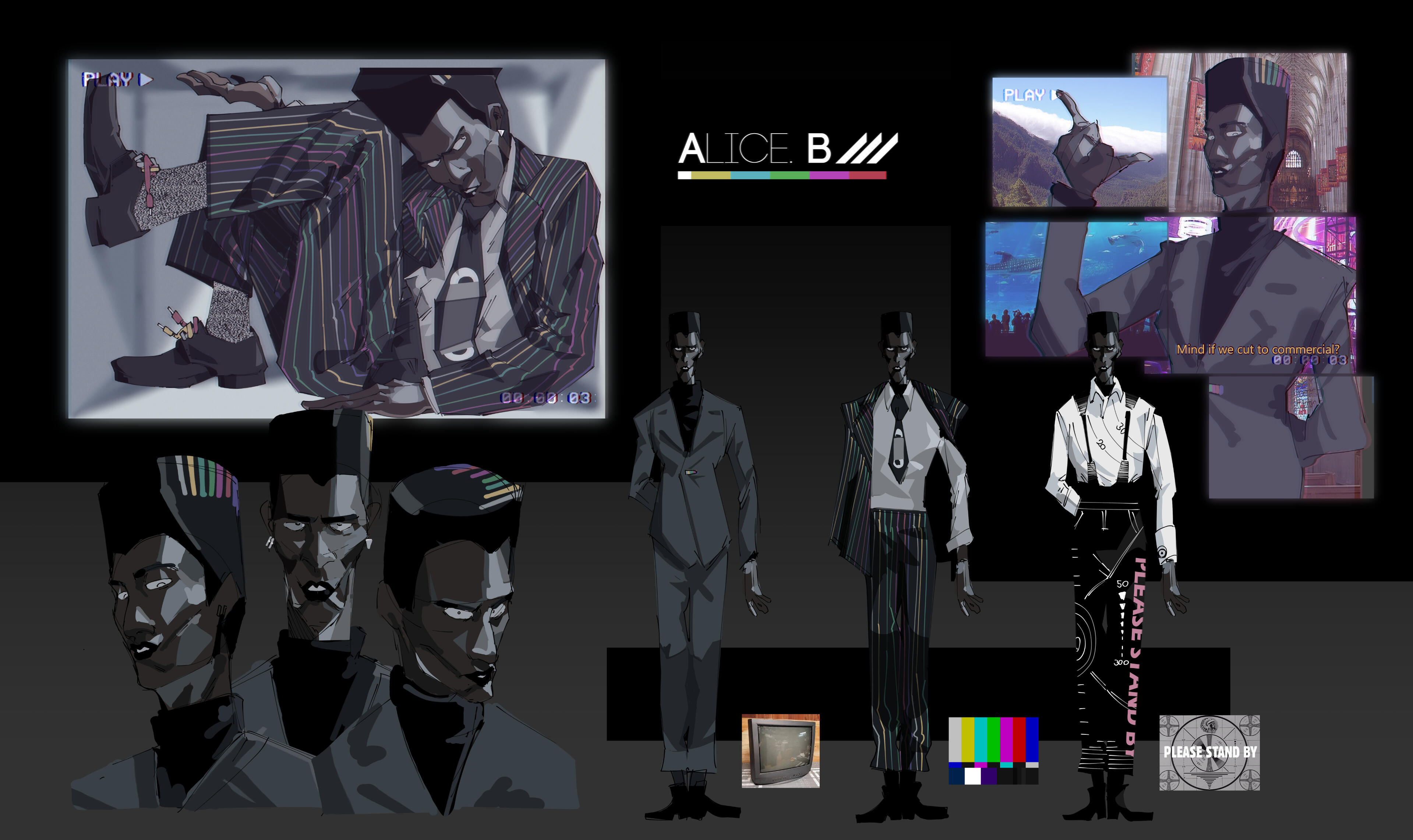 Alice B. was a villain I made for a project a little while ago based around TV Sitcoms!
